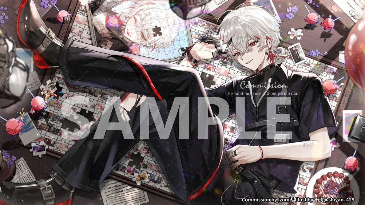 朔Sakuro 粉絲委託1週年賀圖